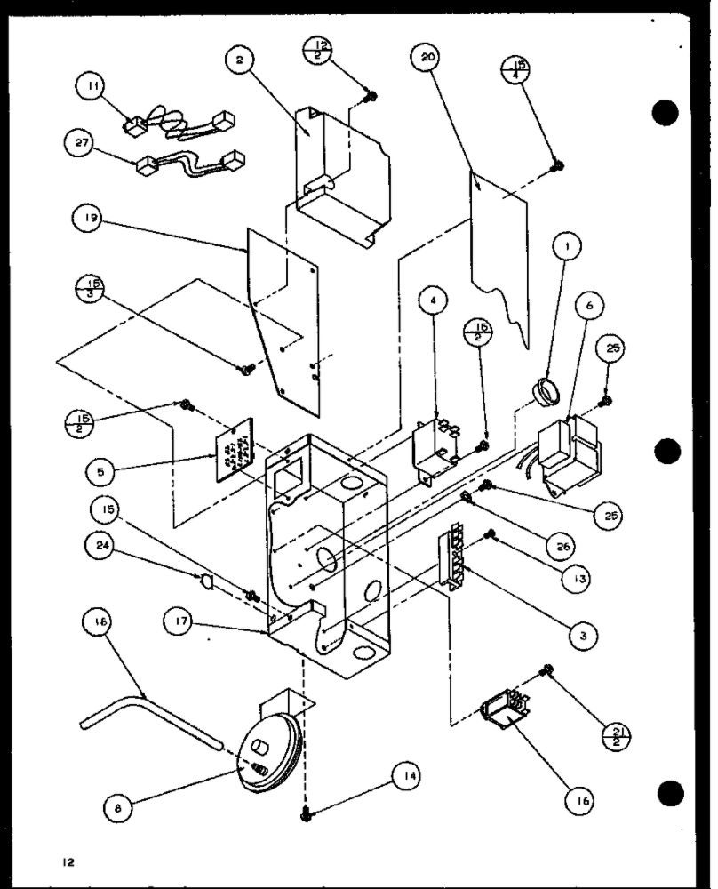 Diagram 5 Diagram and Parts List for CCU16 P1101901C Amana Furnace