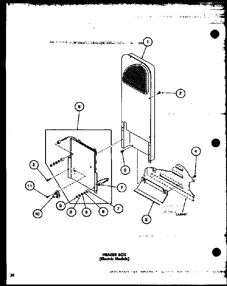 Section 10 Diagram and Parts List for LG2911 P7804804W Amana Dryer