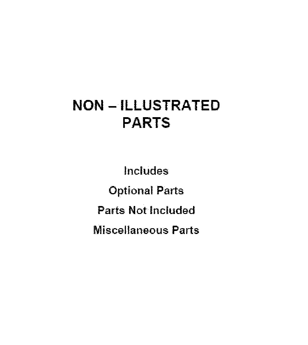 Optional parts (not included) Diagram and Parts List for MGD6230RHW0  Maytag Dryer