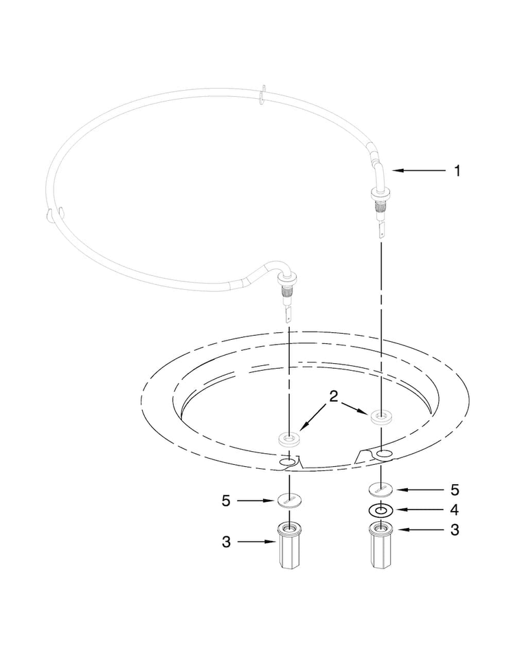 Heater Parts Diagram and Parts List for JDB8200AWS0  Jenn-Air Dishwasher