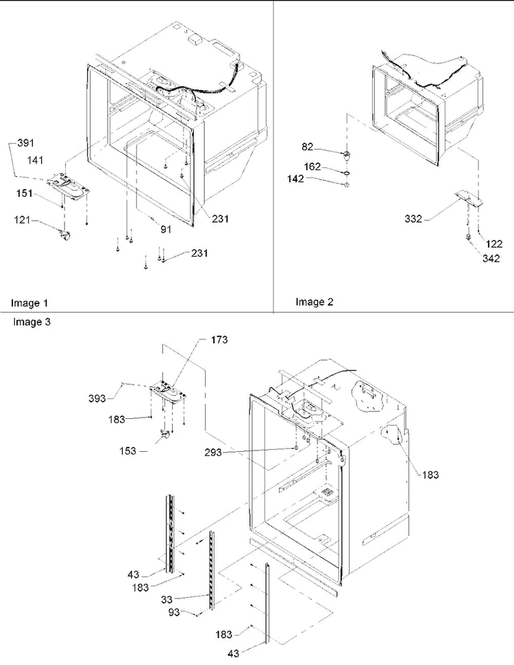Shelf Ladders & Light Assy Diagram and Parts List for BB20V1E-P1321314WB  Amana Refrigerator