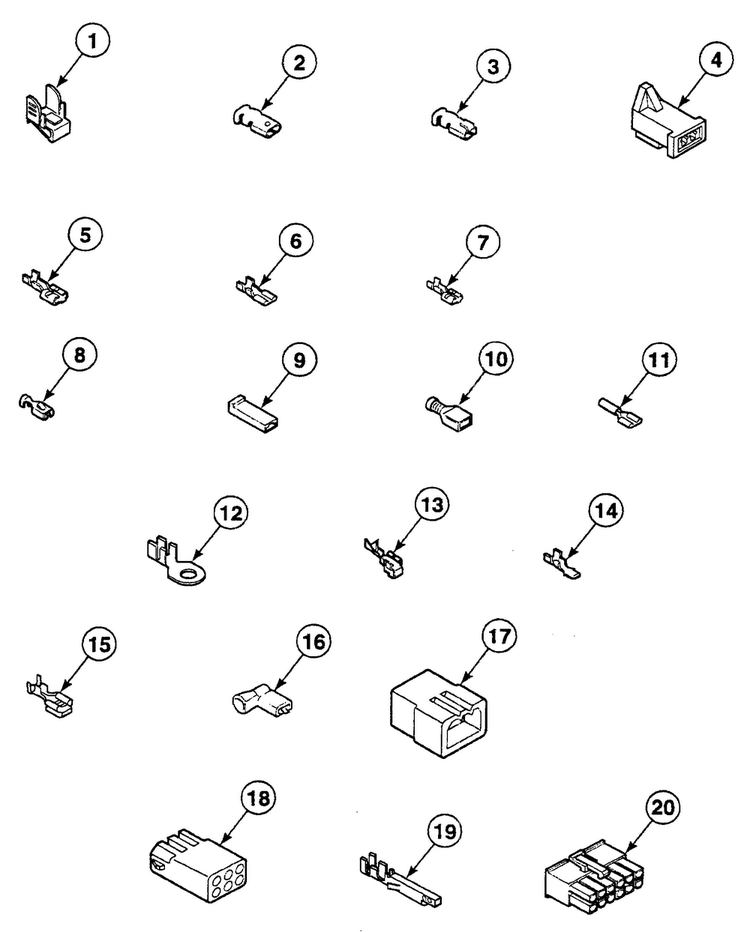 Blocks Diagram and Parts List for SSGA19LJ  Speed Queen Dryer