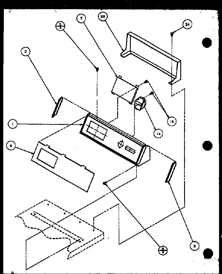 Section 2 Diagram and Parts List for LWD962 P7804724W Amana Washer