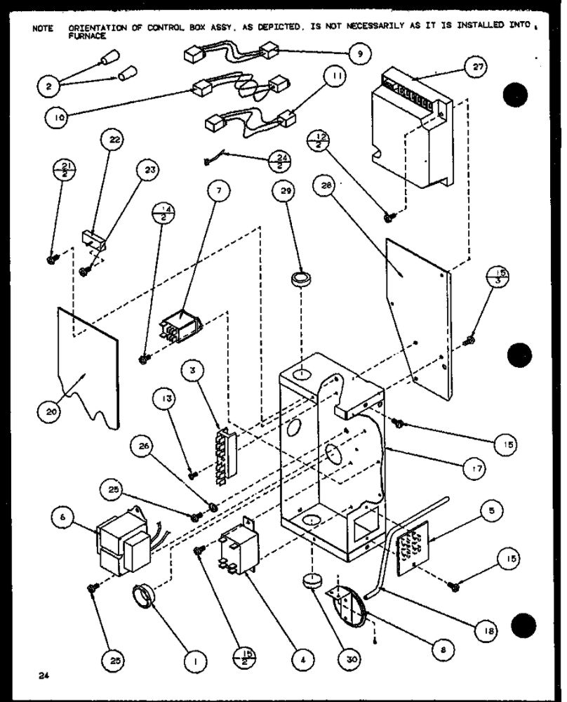 Diagram 10 Diagram and Parts List for GCI140C35A P9898216F Amana Furnace