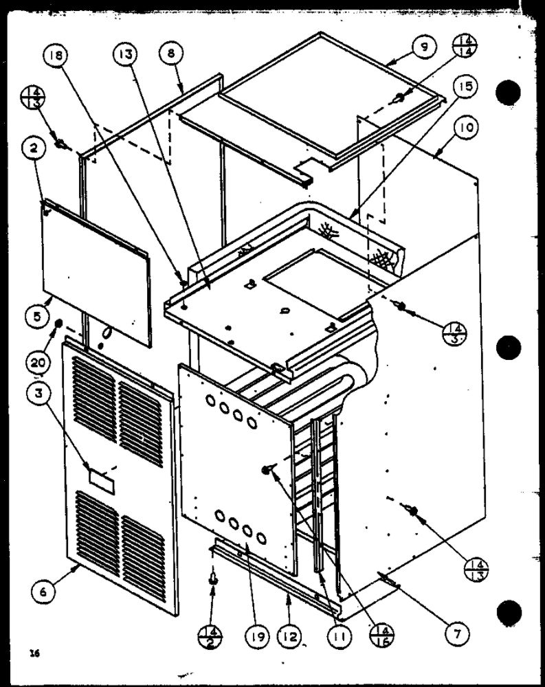 Diagram 6 Diagram and Parts List for GCI90C50CV P9811221F Amana Furnace
