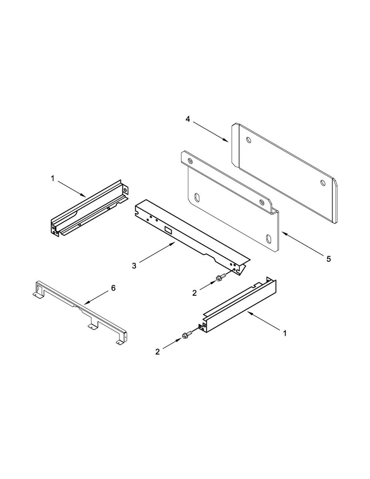 Microwave Compartment Parts Diagram and Parts List for JMW2430WP03  Jenn-Air Microwave