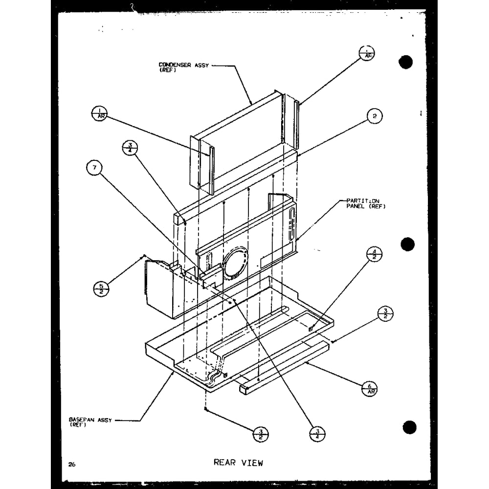 Diagram Diagram and Parts List for PTC12400EC P9872415R Amana Air Conditioner