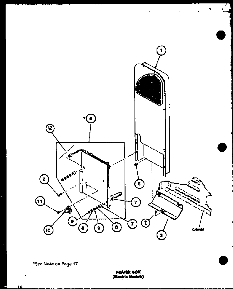 Section 4 Diagram and Parts List for LE3902W P1122603WW Amana Dryer