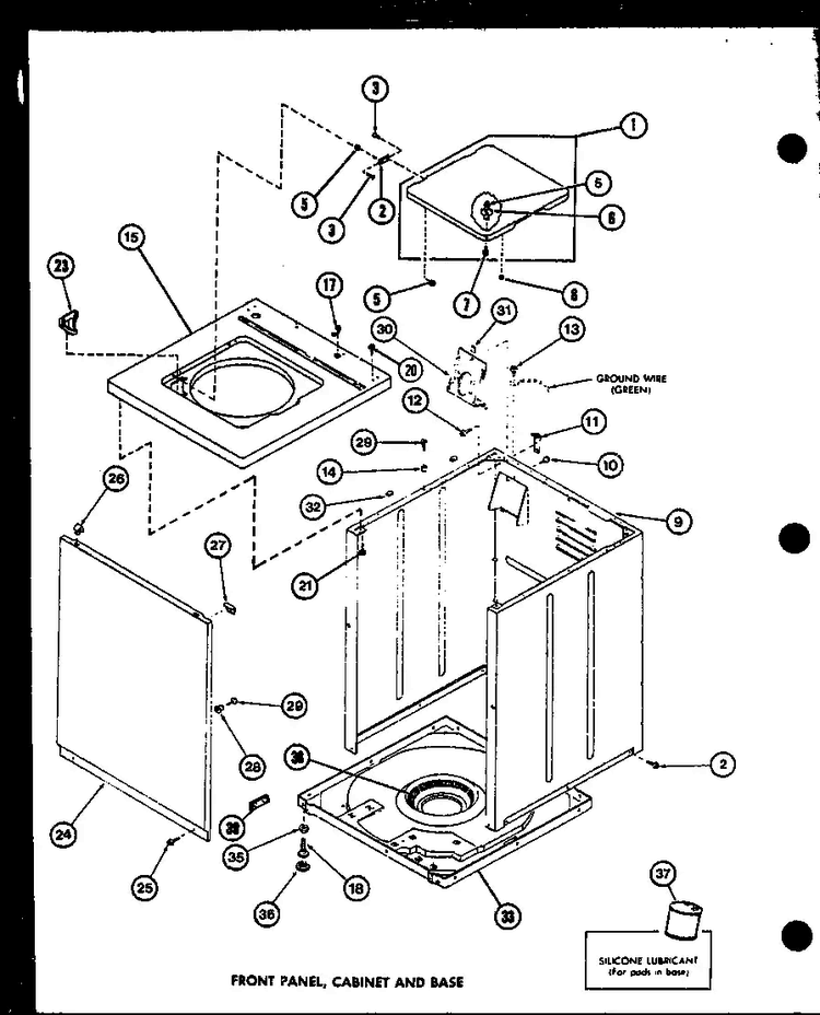 Section 10 Diagram and Parts List for LW1503 P7762118W Amana Washer