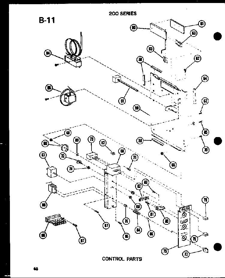 Section 7 Diagram and Parts List for 212-2JM P54655-65R Amana Air Conditioner