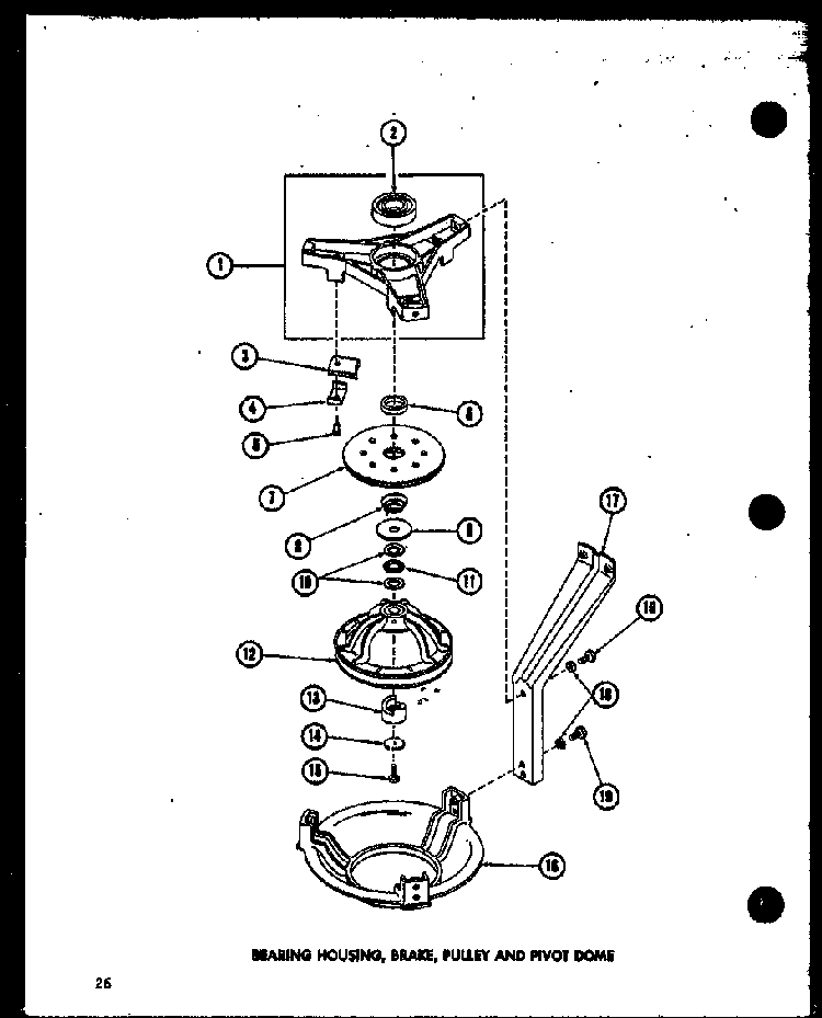 Section 5 Diagram and Parts List for TAA200 P75751-8W Amana Washer