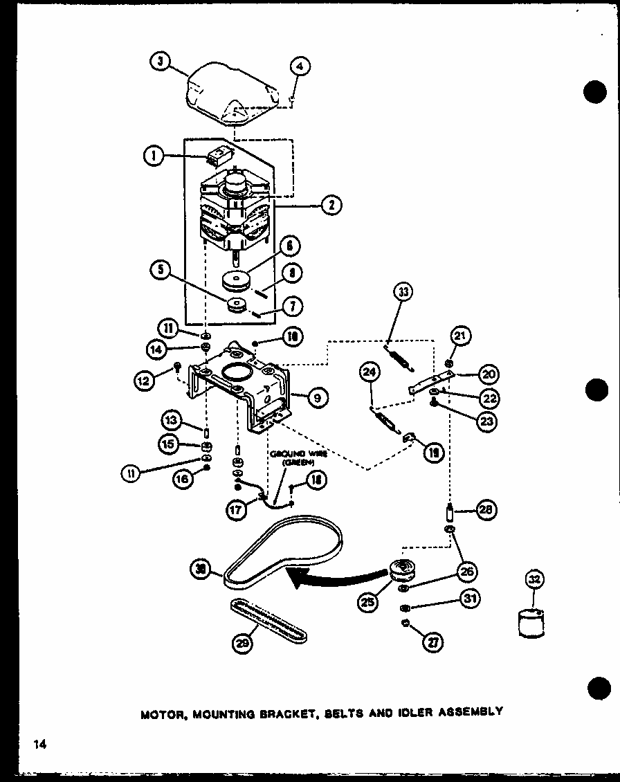 Section 8 Diagram and Parts List for LW3903L-P1122404L  Amana Washer