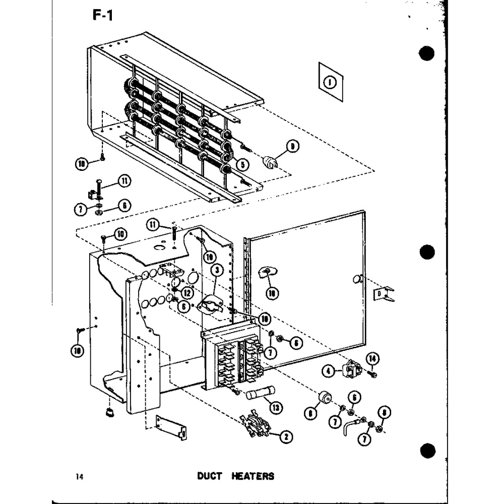 Diagram 3 Diagram and Parts List for ERHQ18-W01B P68522-1C Amana Air Conditioner