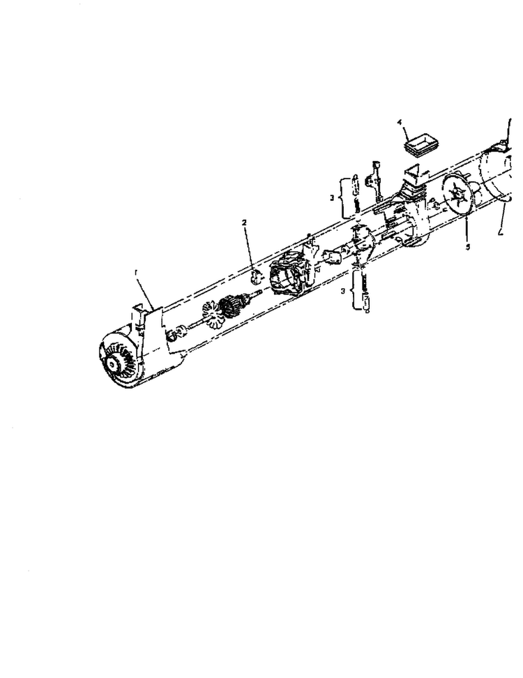 Motor Assembly - 43576102 Diagram and Parts List for U6311-930  Hoover Upright Vacuum