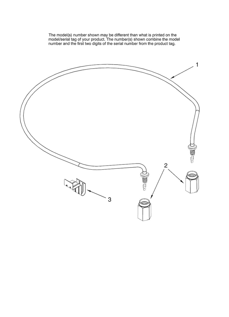 Heater Parts Diagram and Parts List for MDBH965AWS41  Maytag Dishwasher