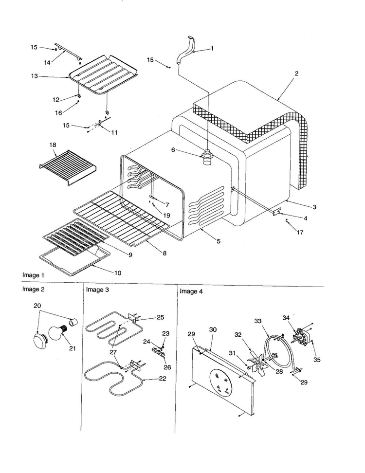 Cavity Diagram and Parts List for ARTC8621E-P1143818NE  Amana Range