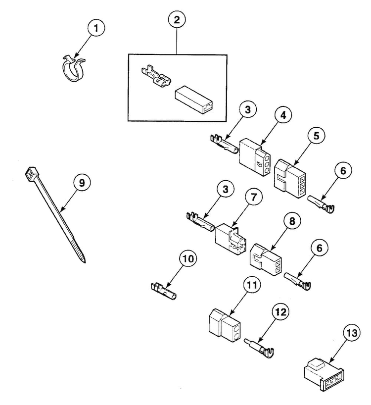 Terminals Diagram and Parts List for SSEZ17WF1500  Speed Queen Dryer