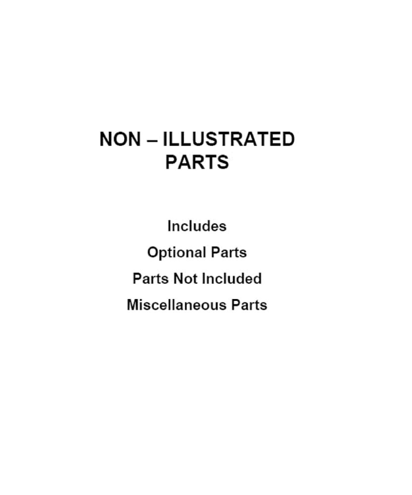 Optional Parts Diagram and Parts List for AZF33X18DW04  Amana Freezer