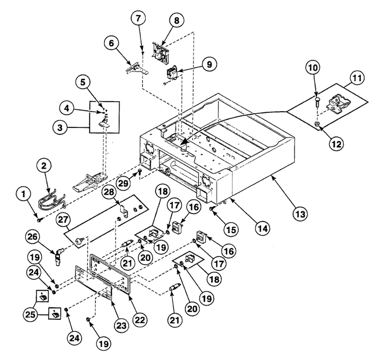 Control Panel Diagram and Parts List for SSE907QF1724  Speed Queen Dryer