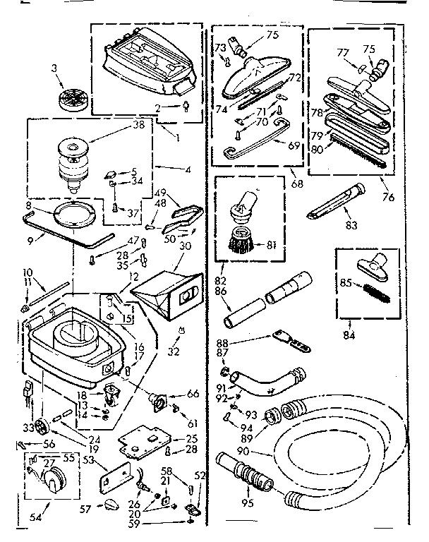 Unit Parts Diagram and Parts List for 11620802  Kenmore Filters & Accessories