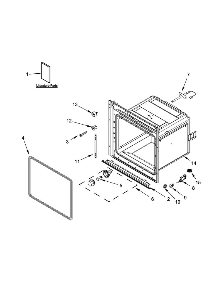 Oven Parts Diagram and Parts List for MEW5524AS00  Maytag Wall Oven