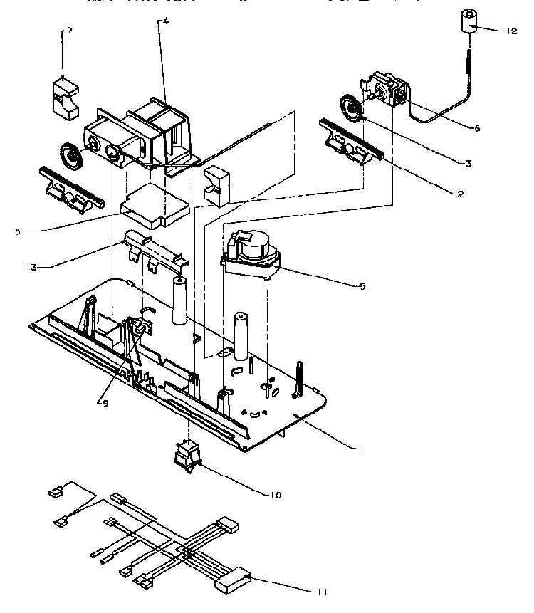 Control Assembly Diagram and Parts List for TJ18R8L-P1181715WL  Amana Refrigerator