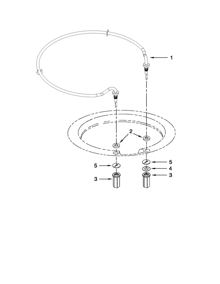 Heater Parts Diagram and Parts List for JDB8700AWP0  Jenn-Air Dishwasher