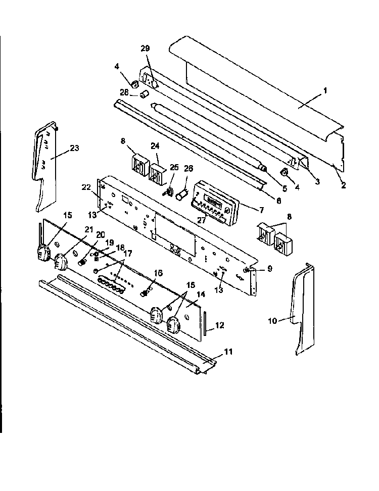 Page 4 Diagram and Parts List for ART6600E-P1142640NE  Amana Range