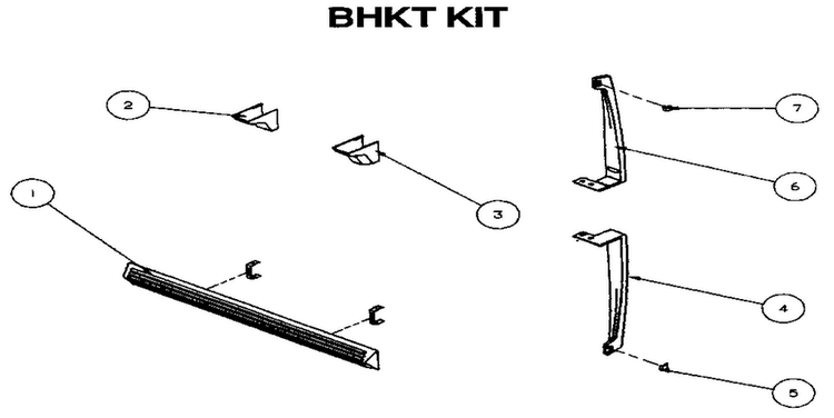 Bhkt Kit Diagram and Parts List for TS18RB-P1158403W  Amana Refrigerator
