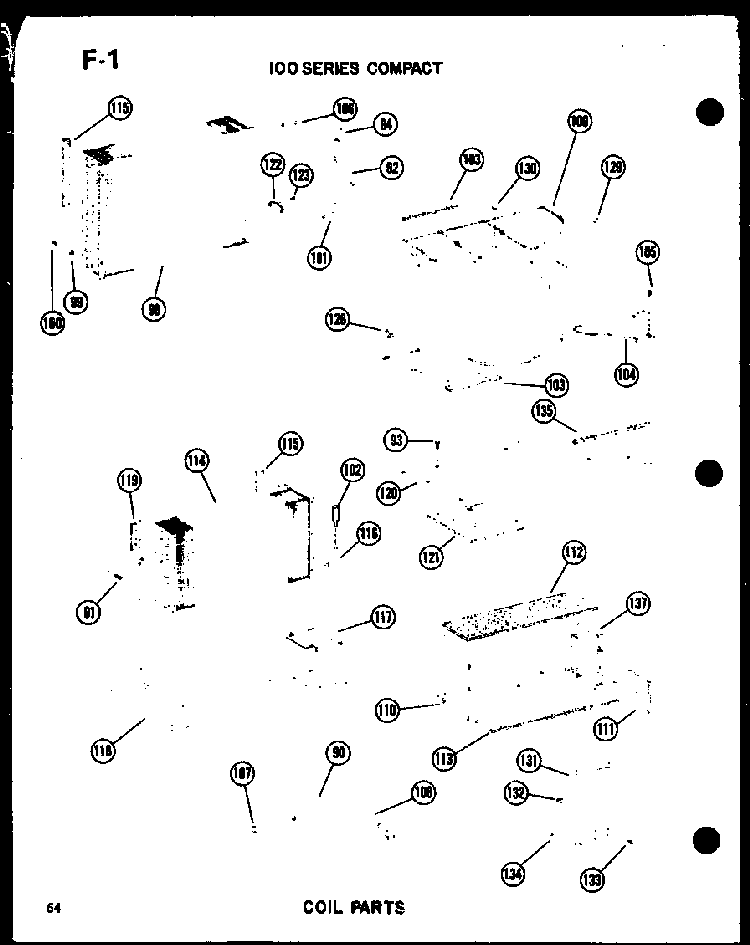 Coil Parts Diagram and Parts List for 11-5J P54336-67R Amana Air Conditioner