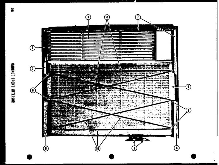 Section 3 Diagram and Parts List for 324-3B  Amana Air Conditioner