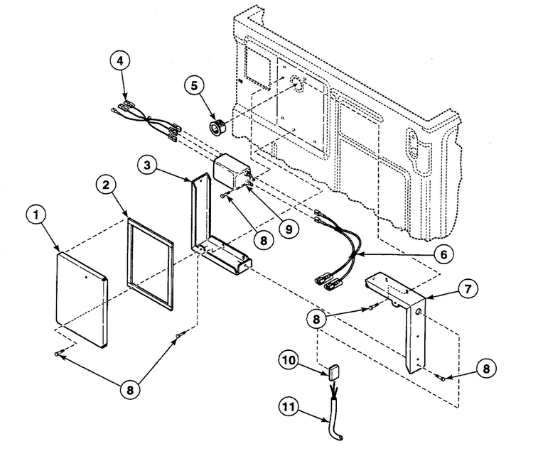 Power Cord Diagram and Parts List for SWFX71QN3050  Speed Queen Washer