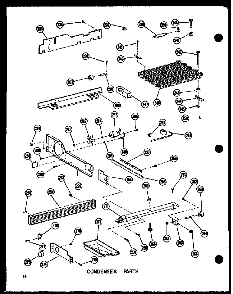 Condenser Parts Diagram and Parts List for BC20WC-P6023515WC  Amana Refrigerator
