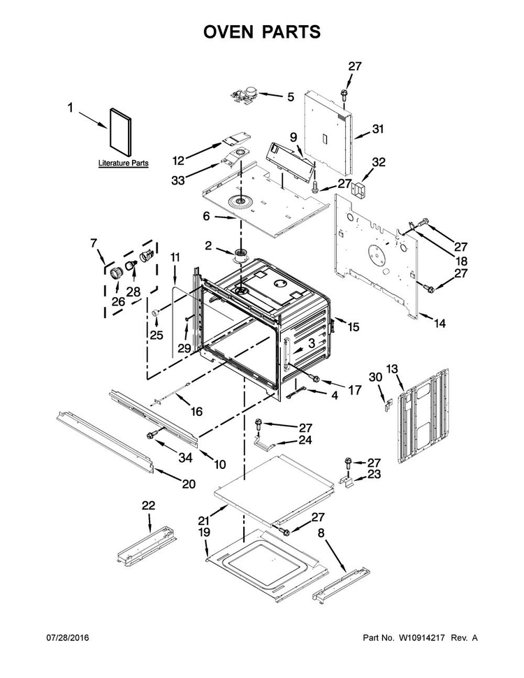 Oven Parts Diagram and Parts List for MMW9730FZ01  Maytag Microwave