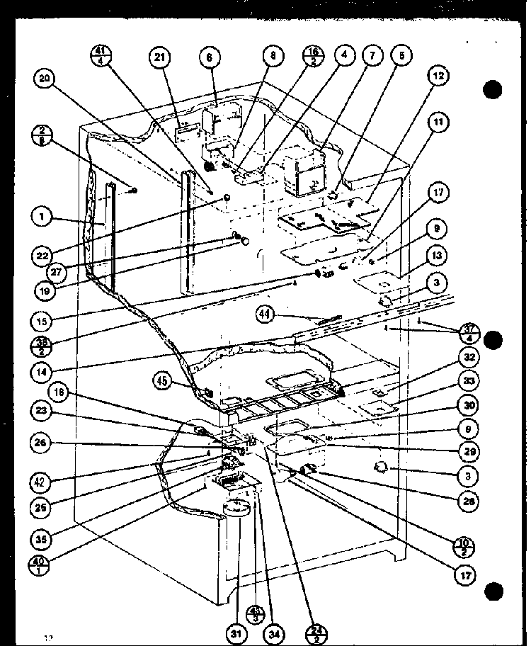 Section 7 Diagram and Parts List for BW20K-P7812510W  Amana Refrigerator