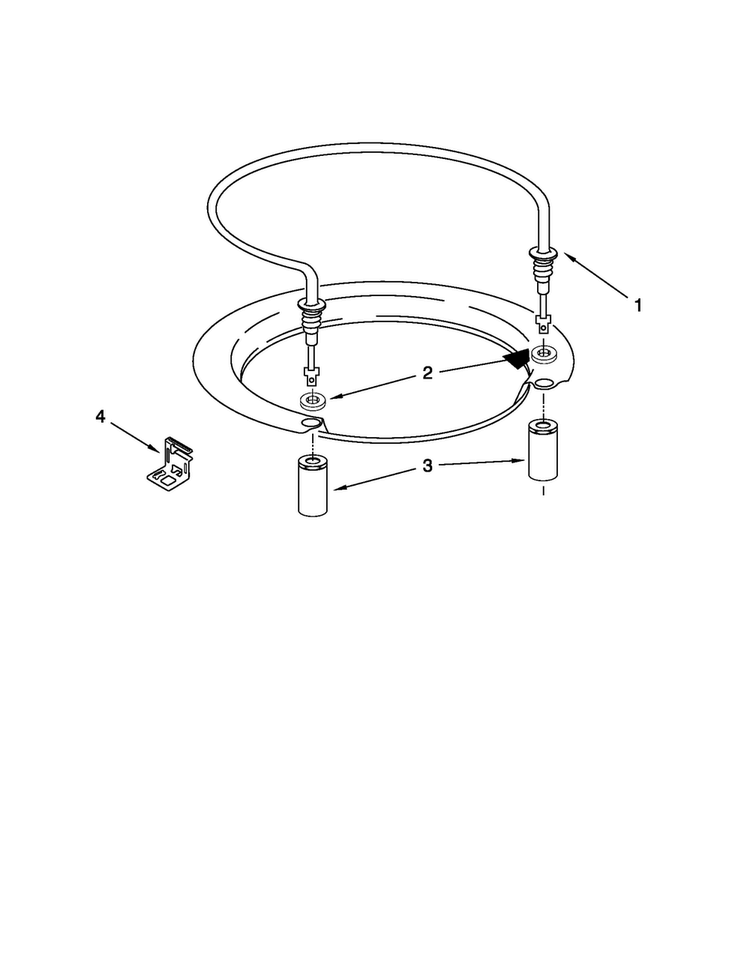 Heater Parts Diagram and Parts List for MDBH949AWW1  Maytag Dishwasher