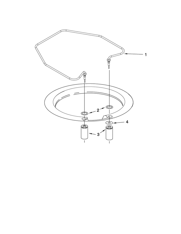 Heater Parts Diagram and Parts List for JDB3200AWW3  Jenn-Air Dishwasher