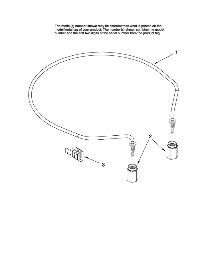 Heater Parts Diagram and Parts List for MDBH945AWW2  Maytag Dishwasher