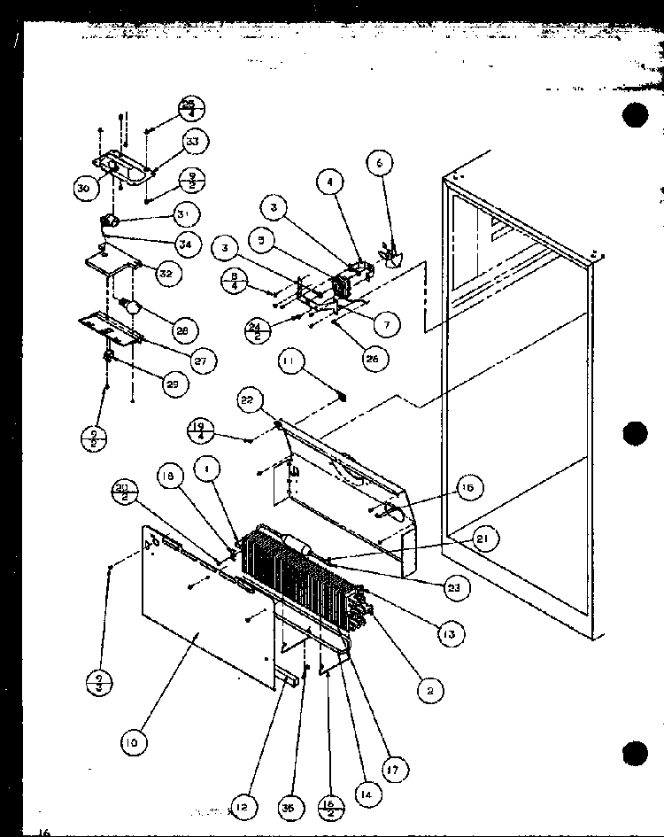 Section 11 Diagram and Parts List for TZ18Q2W-P1156103WW  Amana Refrigerator
