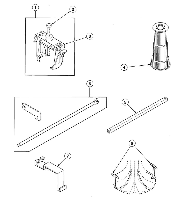 Tools 2 Diagram and Parts List for SWT210WN1124  Speed Queen Washer