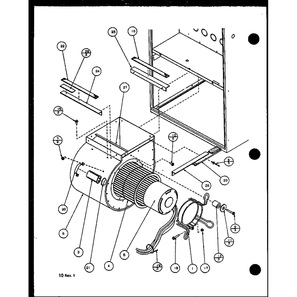 Diagram 8 Diagram and Parts List for GUI090B30AB P1158604F Amana Furnace