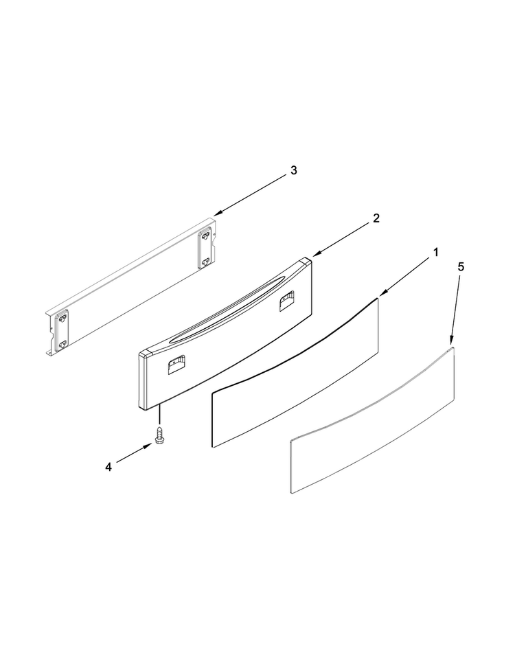 Drawer Parts Diagram and Parts List for JES9800CAB01  Jenn-Air Range