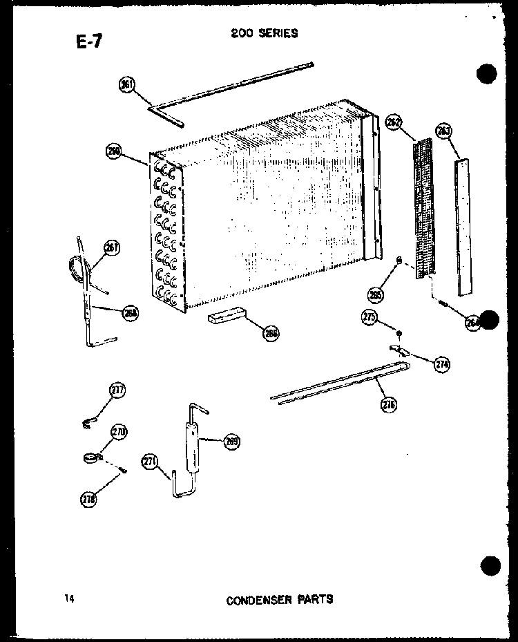 Condenser Parts Diagram and Parts List for 218-3EW P55417-42R Amana Air Conditioner