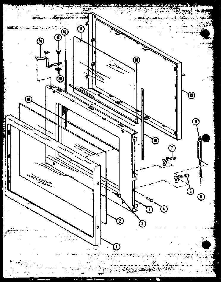 Section 2 Diagram and Parts List for MLMTK1  Amana Microwave