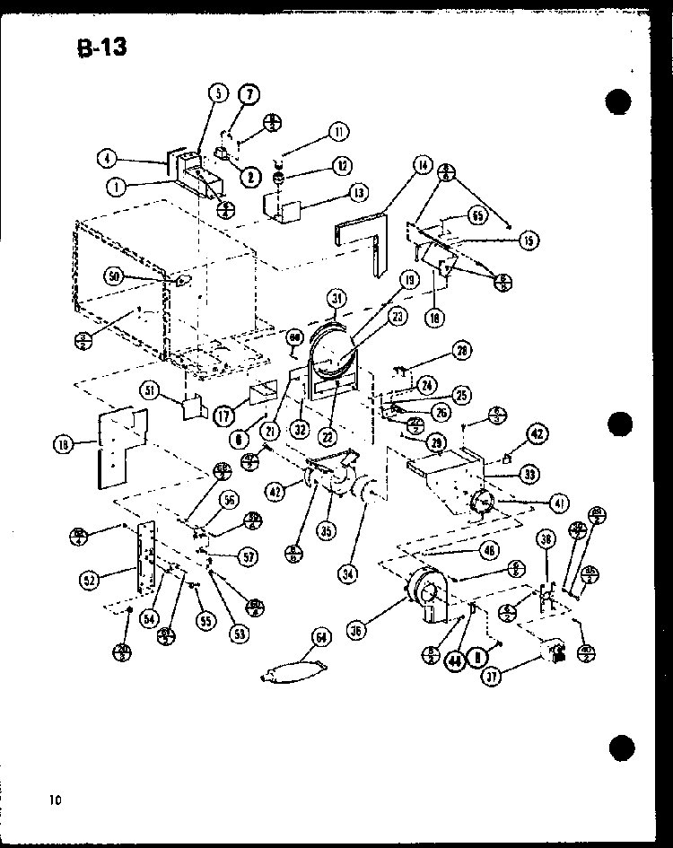Section 3 Diagram and Parts List for RMC-30 P76255-1M Amana Microwave
