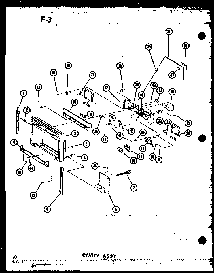 Cavity Assy Diagram and Parts List for SRI19E-1-C-P74870-16WC  Amana Refrigerator