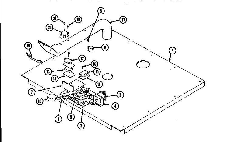 Internal Controls-lower Diagram and Parts List for WM2720B M167B Jenn-Air Wall Oven