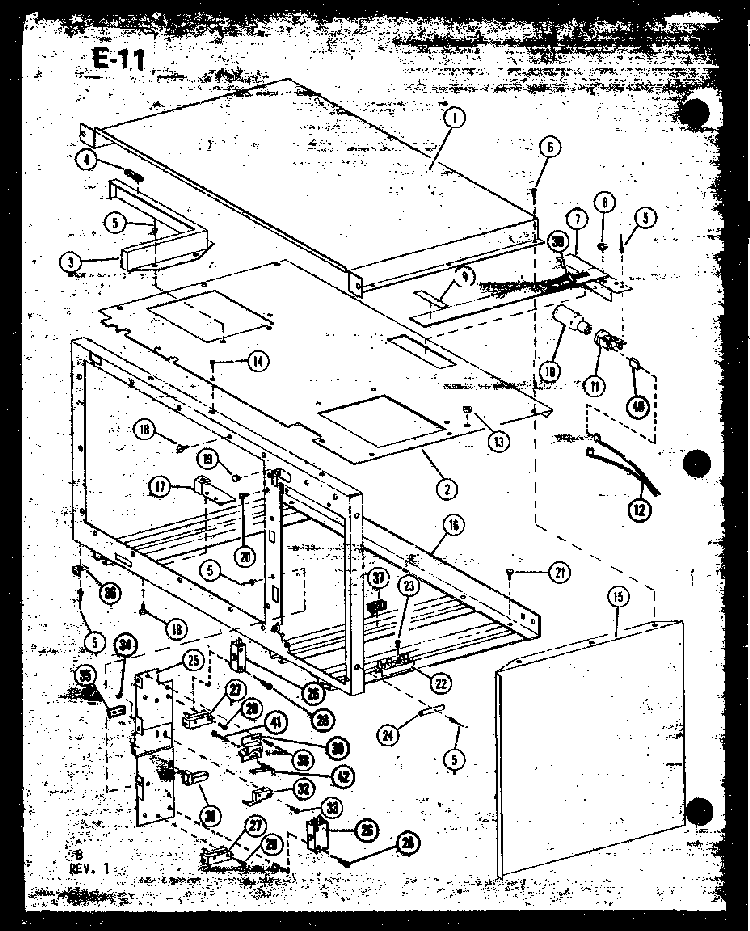 Wire Harness/switches Diagram and Parts List for RO-8B P74063-1M Amana Microwave