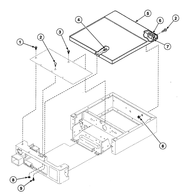 Cabinet Top Diagram and Parts List for SSEB17WJ1500  Speed Queen Dryer