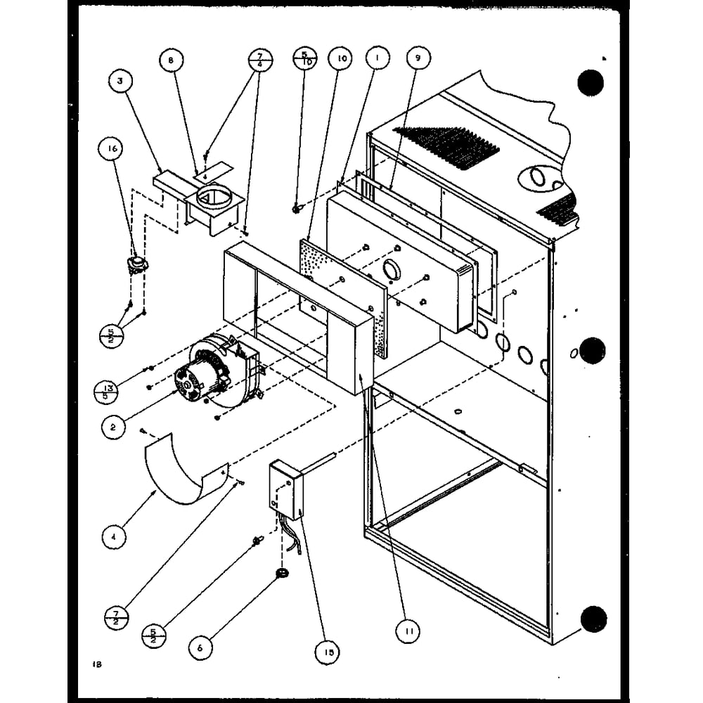 Diagram 9 Diagram and Parts List for GUI070C30B P1106402F Amana Furnace